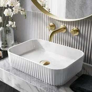 Reno Fluted Counter Top Basin 454mm