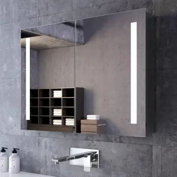 Emielia Illuminated LED Mirror Cabinet 600x800mm
