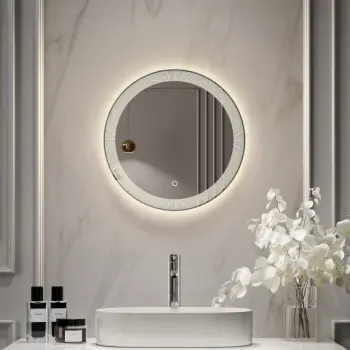 Blake Round Illuminated LED Mirror 500mm