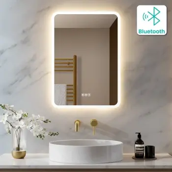 Jolie Illuminated LED Mirror With BLUETOOTH Speaker 700x500mm