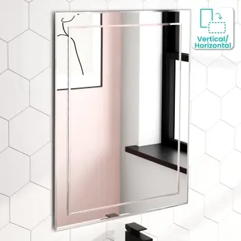 Abbie Silver Mirror 800x600mm
