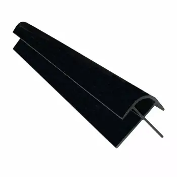 Trepanel Aqua® Shower Panel PVC External Corner Joint Black