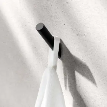 Freya Matt Black Robe Hook