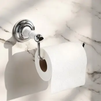 Avoca Traditional Chrome Toilet Roll Holder