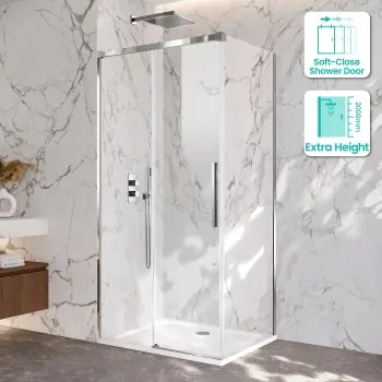 Lisbon 8mm Sliding Shower Enclosure 1100x900mm