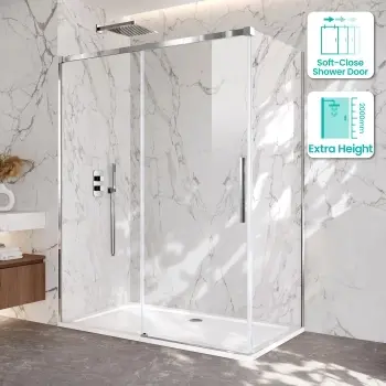 Lisbon 8mm Sliding Shower Enclosure 1600x800mm