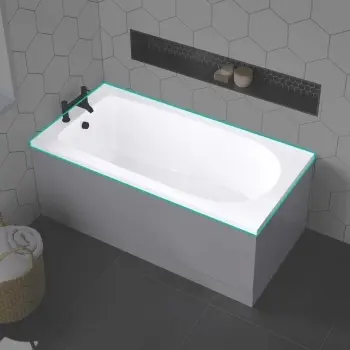 Stafford 1400x700 Round Single Ended Bath