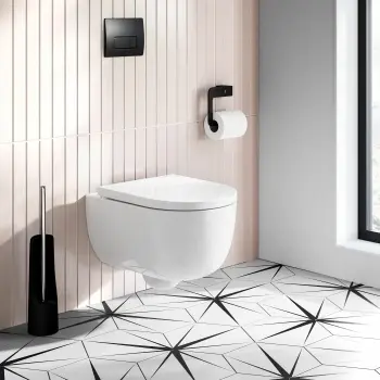 Tulsa Rimless Wall Hung Toilet With Premium Soft Close Seat