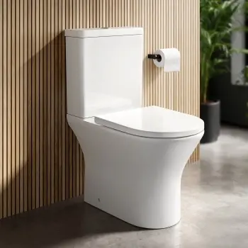 Brooklyn Rimless Close Coupled Toilet With Soft Close Seat