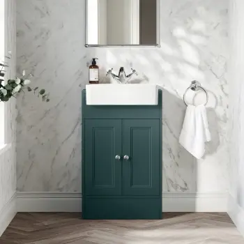 Monaco Mystic Green Basin Vanity 500mm