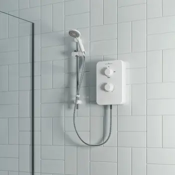 Gainsborough Slim Duo Electric Shower White 10.5kW