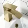 Brora Brushed Brass Cloakroom Basin Mixer Tap