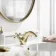 Tweed Traditional Brushed Brass Basin Mixer Tap