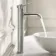 Suir Chrome High Rise Basin Mixer Tap with Knurled Detailing