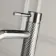Suir Chrome High Rise Basin Mixer Tap with Knurled Detailing
