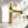 Corrib Brushed Brass Basin Mixer Tap