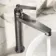 Corrib Brushed Gunmetal High Rise Basin Mixer Tap