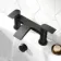 Spey Matt Black Bath Filler