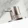 Suir Brushed Nickel Bath Mixer Tap & Handheld Shower with Knurled Detailing