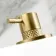 Suir Brushed Brass Bath Mixer Tap & Handheld Shower with Knurled Detailing