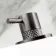 Suir Brushed Gunmetal Bath Mixer Tap & Handheld Shower with Knurled Detailing