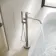 Suir Brushed Nickel Freestanding Bath Shower Mixer Tap with Knurled Detailing