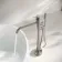 Suir Brushed Nickel Freestanding Bath Shower Mixer Tap with Knurled Detailing