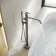 Suir Brushed Gunmetal Freestanding Bath Shower Mixer Tap with Knurled Detailing