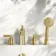 Corrib Brushed Brass Bath Mixer Tap & Handheld Shower