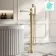Corrib Brushed Brass Freestanding Bath Shower Mixer Tap