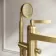 Corrib Brushed Brass Freestanding Bath Shower Mixer Tap