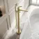 Corrib Brushed Brass Freestanding Bath Shower Mixer Tap