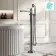 Corrib Brushed Gunmetal Freestanding Bath Shower Mixer Tap