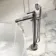 Corrib Brushed Gunmetal Freestanding Bath Shower Mixer Tap