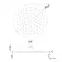 200mm Matt Black Round Stainless Steel Slim Shower Head
