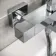 Galway Square Chrome Thermostatic Bath Filler Shower Set