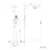Galway Premium Square Thermostatic Shower Set