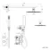Ballina Premium Gunmetal Grey Round Thermostatic Shower Set - 200mm Head & Hand Shower