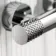 Suir Premium Chrome Round Thermostatic Shower Set with Knurled Detailing