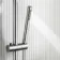 Suir Premium Chrome Round Thermostatic Shower Set with Knurled Detailing