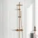 Suir Premium Brushed Copper Round Thermostatic Shower Set with Knurled Detailing