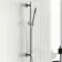 Suir Chrome Shower and Sliding Riser Set