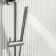Suir Brushed Nickel Shower and Sliding Riser Set
