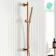 Suir Brushed Copper Shower and Sliding Riser Set