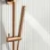 Suir Brushed Copper Shower and Sliding Riser Set