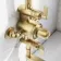 Corrib Premium Round Brushed Brass Thermostatic Bath Filler Shower Set