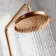 Corrib Premium Round Brushed Copper Thermostatic Bath Filler Shower Set
