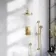 Corrib Premium Brushed Brass Round Thermostatic Shower Set