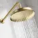 Corrib Premium Brushed Brass Round Thermostatic Shower Set