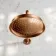 Corrib Premium Brushed Copper Round Thermostatic Shower Set